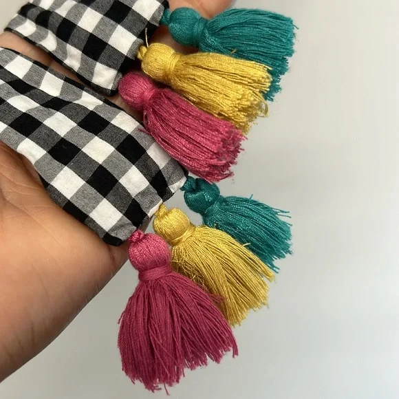 Madewell Smocked Gingham Women’s Top
Medium Black & White - Picture 7 of 7